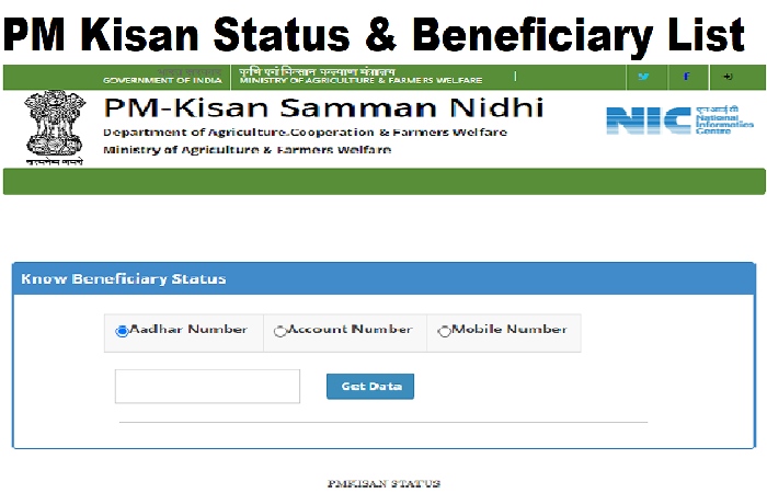 PM Kisan Beneficiary Status 2023 by Aadhar