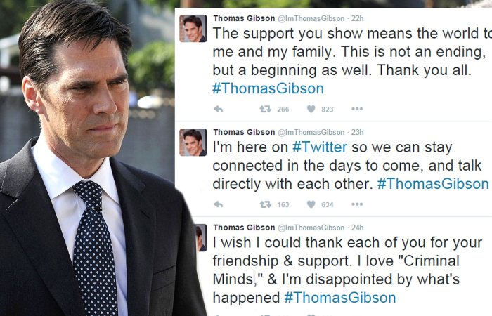 What Thomas Gibson Has Said About Being Fired From Criminal Minds_