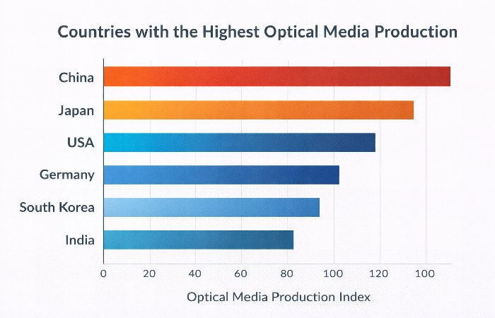 Countries with the Highest Optical Media Production