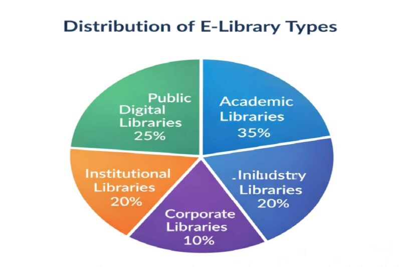 Distribution of E-Library Types