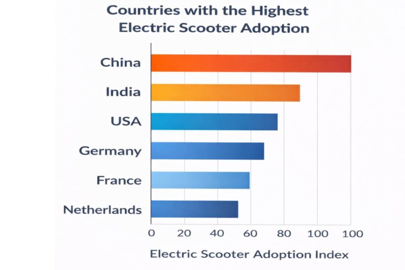 Countries with the Highest Electric Scooter Adoption