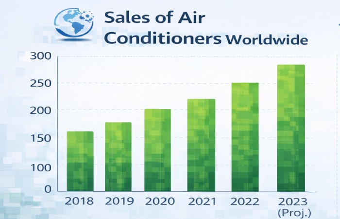 Sales of Air Conditioner Worldwide