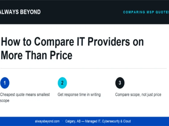 How to Compare Managed IT Service Providers on More Than Price
